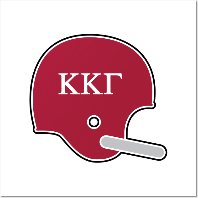 Alabama Kappa Kappa Gamma Retro Helmet Wall Art by Rad Love